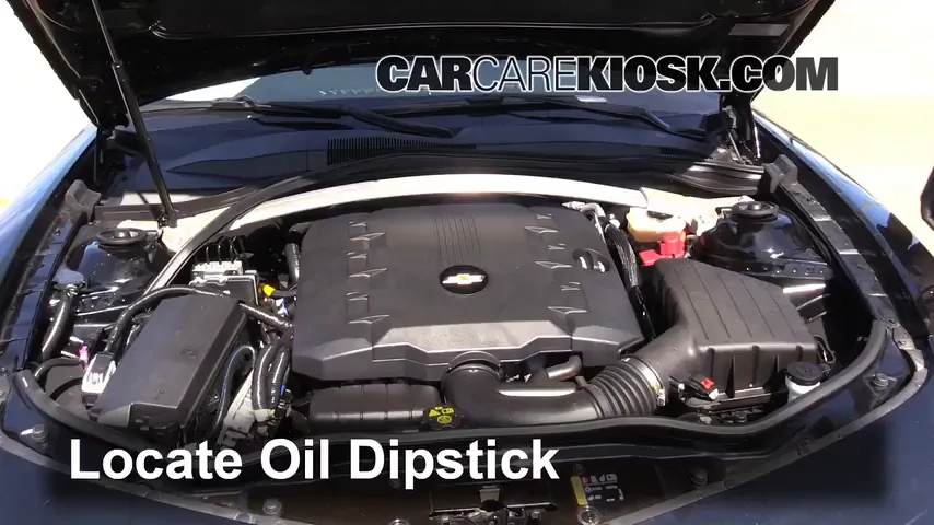 2015 Chevrolet Camaro LT 3.6L V6 Convertible Oil Check Oil Level